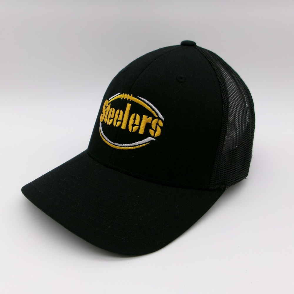 Pittsburgh Steelers 2023 Training Camp Trucker Hat Yupoong Snapback Black Cap